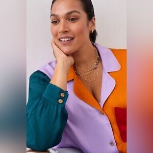 Anthropologie FARM Button Up (L)